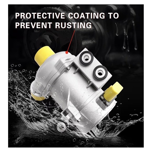 BMW Electric Water Pump OEM 11517586925 Fits 328i 128i 525i 528i 06-13 4-Pin - Picture 2 of 11